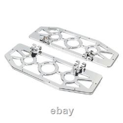 Rider Driver Floorboards Foot Peg For Harley Electra Glide FLHT FLHTC Chrome