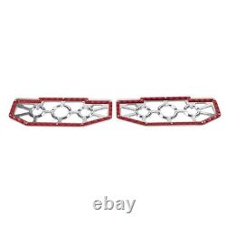 Rider Driver Floorboards Foot Peg For Harley Electra Glide FLHT FLHTC Chrome+Red