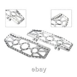 Rider Driver Floorboards Foot Peg Pedals FIT Harley Electra Glide FLHT FLHTC