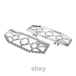 Rider Driver Floorboards Foot Peg Pedals FIT Harley Electra Glide FLHT FLHTC