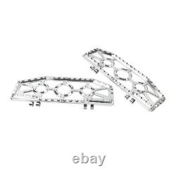 Rider Driver Floorboards Foot Peg Pedals FIT Harley Electra Glide FLHT FLHTC