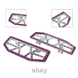 Rider Driver Floorboards Foot Peg Pedals FITS Harley Electra Glide FLHT FLHTC