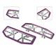 Rider Driver Floorboards Foot Peg Pedals Fits Harley Electra Glide Flht Flhtc