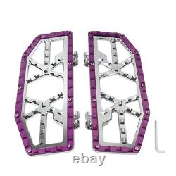 Rider Driver Floorboards Foot Peg Pedals FITS Harley Electra Glide FLHT FLHTC