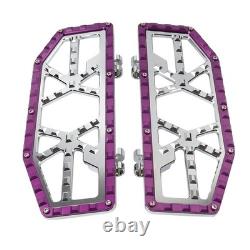 Rider Driver Floorboards Foot Peg Pedals FITS Harley Electra Glide FLHT FLHTC