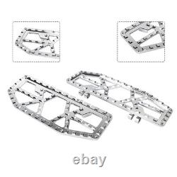 Rider Driver Floorboards Foot Peg Pedals For Harley Electra Glide FLHT Chrome