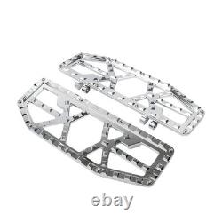 Rider Driver Floorboards Foot Peg Pedals For Harley Electra Glide FLHT Chrome