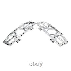 Rider Driver Floorboards Foot Peg Pedals For Harley Electra Glide FLHT Chrome