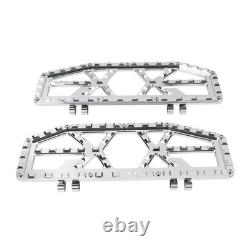 Rider Driver Floorboards Foot Peg Pedals For Harley Electra Glide FLHT Chrome