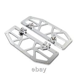 Rider Driver Floorboards Foot Peg Pedals For Harley Electra Glide FLHT Chrome