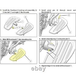 Rider Floorboard Front Footrest Pedal For Indian Scout Bobber/Sixty/Twenty Rogue