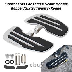 Rider Floorboards Footboards For Indian Scout/Bobber/Sixty/Twenty/Rogue 2015-25
