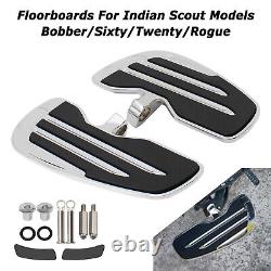 Rider Floorboards Footboards For Indian Scout/Bobber/Sixty/Twenty/Rogue 2015-25