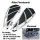 Rider Floorboards For Harley 12-16 Fld Dyna, 86-17 Fl Softail, 86-on Touring Trike