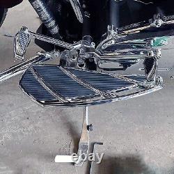 Rider Floorboards For Harley 12-16 FLD Dyna, 86-17 FL Softail, 86-ON Touring Trike