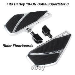 Rider Floorboards For Harley 2018-ON Softail FXLR Street Bob Sportster S RH1250S