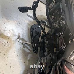 Rider Floorboards For Harley Road King Street Glide FL Softail Fat Boy FLD Dyna