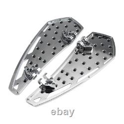 Rider Floorboards For Harley Road King Street Glide FL Softail Fat Boy FLD Dyna