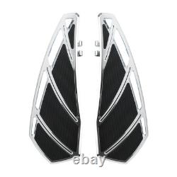 Rider Floorboards For Harley Road King Street Glide FL Softail Fat Boy FLD Dyna