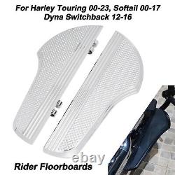 Rider Floorboards For Harley Softail 00-17, Touring 00-2023, Dyna Switchback 12-16