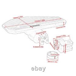 Rider Floorboards For Honda Gold Wing GL1800 2001-2024 Front Footboards Footpegs