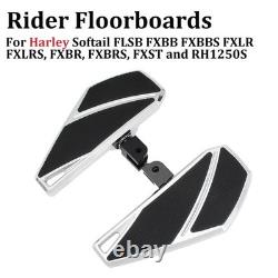 Rider Footpegs Chrome Floorboards For Harley Sport Glide FLSB Street Bob 2018-ON