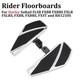 Rider Footpegs Chrome Floorboards For Harley Sport Glide Flsb Street Bob 2018-on