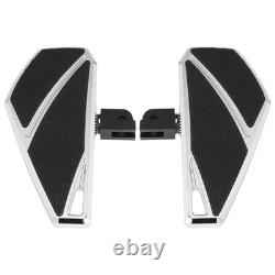 Rider Footpegs Chrome Floorboards For Harley Sport Glide FLSB Street Bob 2018-ON
