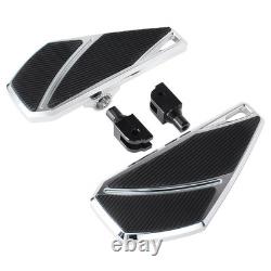 Rider Footpegs Chrome Floorboards For Harley Sport Glide FLSB Street Bob 2018-ON