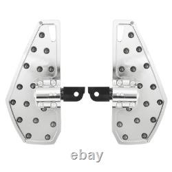 Rider Footpegs Chrome Floorboards For Harley Sport Glide FLSB Street Bob 2018-ON