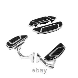 Rider Passenger Floorboard Footboard For Harley Touring Electra Glide 1986-2023