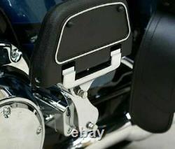 Rivco Chrome Adjustable Passenger Floorboard Mounts For Harley-Davidson