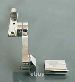 Rivco Chrome Adjustable Passenger Floorboard Mounts For Harley-Davidson