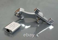 Rivco Chrome Adjustable Passenger Floorboard Mounts For Harley-Davidson