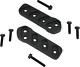 Show Chrome 41-425 Floorboard Relocators Passenger Black Spyder