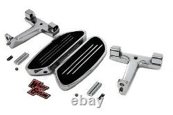 SLIMLINE Chrome Passenger Footboard Kit FOR FLH/FLT