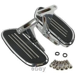 Streamliner Passenger Floorboards + 1 1/4 Highway Foot Pegs For Harley Davidson