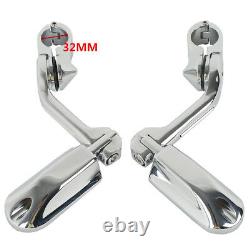 Streamliner Passenger Floorboards + 1 1/4 Highway Foot Pegs For Harley Davidson