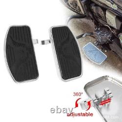 Universal Rider Floorboards For Cruisers Chopper Motorcyles Front Footpegs