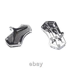 Vity's design, Floorboards Passenger Diamond. Chrome 86-17 (Nu) Fl Softail
