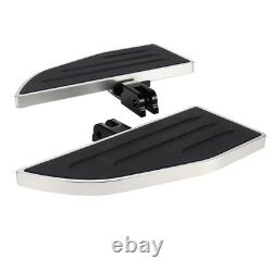 Wide Footpegs Chrome Footboards Floorboards For Honda Gold Wing GL1800 2001-2024