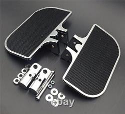 XKH- Motorcycle Chrome Passenger Mini Floorboards Rear Footboards Foot Rest P