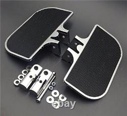 XKH- Motorcycle Chrome Passenger Mini Floorboards Rear Footboards Foot Rest P