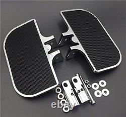 XKH- Motorcycle Chrome Passenger Mini Floorboards Rear Footboards Foot Rest P