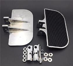 XKH- Motorcycle Chrome Passenger Mini Floorboards Rear Footboards Foot Rest P