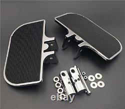 XKH- Motorcycle Chrome Passenger Mini Floorboards Rear Footboards Foot Rest P