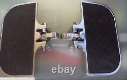 XKH- Motorcycle Chrome Passenger Mini Floorboards Rear Footboards Foot Rest P